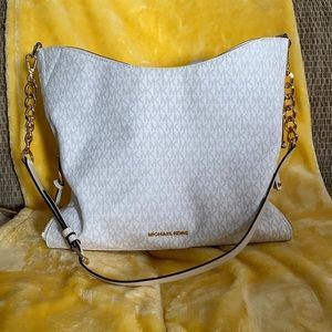 White Michael Kors purse